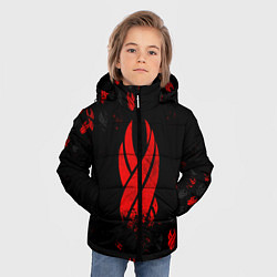 Куртка зимняя для мальчика DEAD SPACE ОБЕЛИСК, цвет: 3D-красный — фото 2