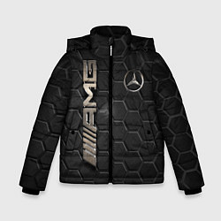 Куртка зимняя для мальчика MERCEDES LOGO BRONZE, цвет: 3D-светло-серый