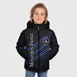 Куртка зимняя для мальчика MERCEDES LOGO NEON, цвет: 3D-светло-серый — фото 2