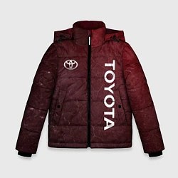 Куртка зимняя для мальчика TOYOTA RED GRUNGE, цвет: 3D-светло-серый