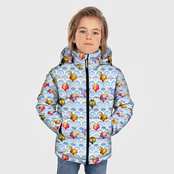 Куртка зимняя для мальчика Праздничные Игрушки, цвет: 3D-черный — фото 2