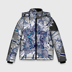 Зимняя куртка для мальчика Абстракция 499
