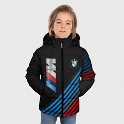 Куртка зимняя для мальчика BMW STRIPE, цвет: 3D-красный — фото 2