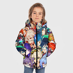 Куртка зимняя для мальчика Genshin Impact - персонажи, цвет: 3D-черный — фото 2