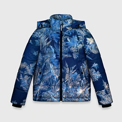 Зимняя куртка для мальчика Снежинки макро snowflakes macro