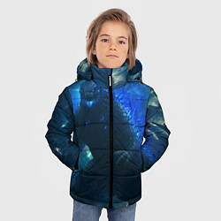 Куртка зимняя для мальчика ГОДЗИЛЛА В МОРЕ, цвет: 3D-красный — фото 2
