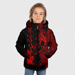 Куртка зимняя для мальчика ТОКИЙСКИЕ МСТИТЕЛИ КРАСНЫЙ ДРАКОН, цвет: 3D-черный — фото 2