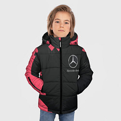 Куртка зимняя для мальчика Мерседес Mersedes, цвет: 3D-красный — фото 2