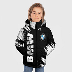 Куртка зимняя для мальчика BMW GRUNGE БМВ ГРАНЖ цвета 3D-черный — фото 2