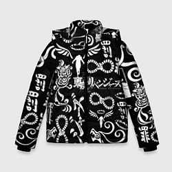 Куртка зимняя для мальчика ТОКИЙСКИЕ МСТИТЕЛИ ЛОГОБОМБИНГ TOKYO REVENGERS LOG, цвет: 3D-светло-серый