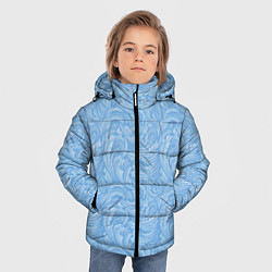 Куртка зимняя для мальчика Морозный Иней, цвет: 3D-черный — фото 2