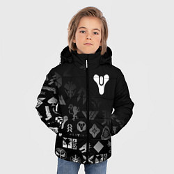 Куртка зимняя для мальчика DESTINY LOGOBOMBING, цвет: 3D-светло-серый — фото 2