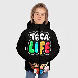 Куртка зимняя для мальчика Toca Life: Friends, цвет: 3D-черный — фото 2
