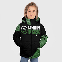 Куртка зимняя для мальчика Линкин Парк в стиле Гранж Linkin Park, цвет: 3D-черный — фото 2
