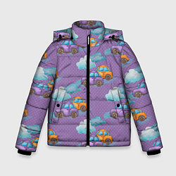 Зимняя куртка для мальчика Детские машинки
