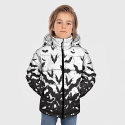 Куртка зимняя для мальчика Летучие кровососы, цвет: 3D-черный — фото 2