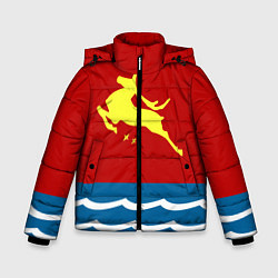 Зимняя куртка для мальчика Герб Магадана