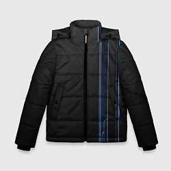 Куртка зимняя для мальчика Сдвиг, цвет: 3D-черный