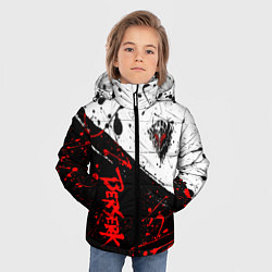 Куртка зимняя для мальчика Berserk: Черная маска, цвет: 3D-черный — фото 2