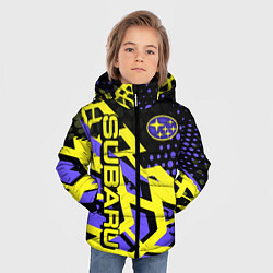 Куртка зимняя для мальчика Subaru Cубару, цвет: 3D-черный — фото 2
