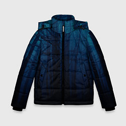 Куртка зимняя для мальчика Gloomy forest, цвет: 3D-черный