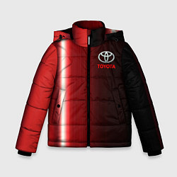 Зимняя куртка для мальчика Toyota В полоску