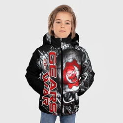 Куртка зимняя для мальчика Gears of War Gears 5, цвет: 3D-черный — фото 2