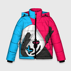 Куртка зимняя для мальчика New Marshmello, цвет: 3D-черный