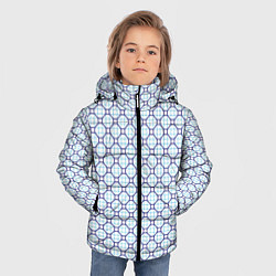 Куртка зимняя для мальчика Клетка с узором, цвет: 3D-красный — фото 2