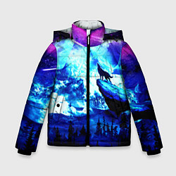Куртка зимняя для мальчика МОЛЧАНИЕ ЛУНЫ, цвет: 3D-черный