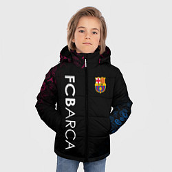 Куртка зимняя для мальчика FC BARCA CHEMPION, цвет: 3D-черный — фото 2