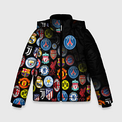 Куртка зимняя для мальчика PSG LOGOBOMBING, цвет: 3D-светло-серый