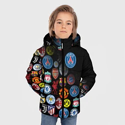 Куртка зимняя для мальчика PSG LOGOBOMBING, цвет: 3D-черный — фото 2