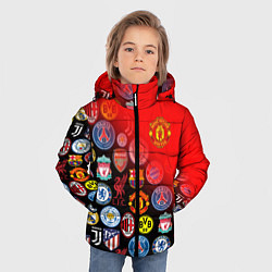 Куртка зимняя для мальчика МАНЧЕСТЕР ЮНАЙТЕД FCMU, цвет: 3D-черный — фото 2