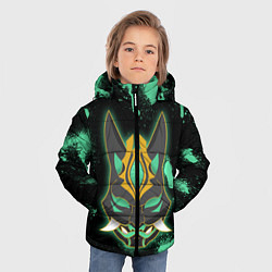 Куртка зимняя для мальчика XIAO БРЫЗГИ СЯО, цвет: 3D-красный — фото 2