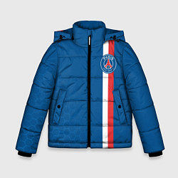 Куртка зимняя для мальчика PSG SPORT STRIPES UNIFORM, цвет: 3D-черный
