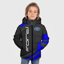 Куртка зимняя для мальчика Ford Форд авто, цвет: 3D-черный — фото 2