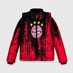 Куртка зимняя для мальчика Bayern Munchen: Бавария, цвет: 3D-светло-серый