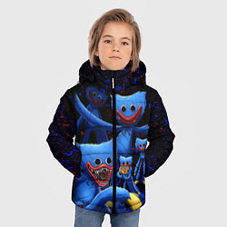Куртка зимняя для мальчика Huggy Wuggy: Players, цвет: 3D-светло-серый — фото 2