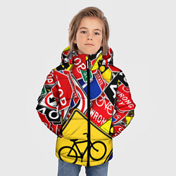 Куртка зимняя для мальчика Главная дорога, цвет: 3D-красный — фото 2