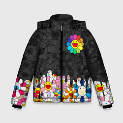 Куртка зимняя для мальчика MURAKAMI МУРАКАМИ ПОТЕКИ, цвет: 3D-черный