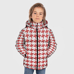 Куртка зимняя для мальчика Модная гусиная лапка, цвет: 3D-светло-серый — фото 2