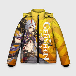 Куртка зимняя для мальчика ARATAKI ITTO GEO, цвет: 3D-светло-серый