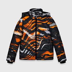 Зимняя куртка для мальчика Окрас тигра