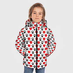 Куртка зимняя для мальчика Четвероногий Любимец, цвет: 3D-черный — фото 2