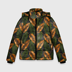 Зимняя куртка для мальчика Африканские листья