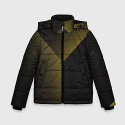 Куртка зимняя для мальчика Градиентные полосы, цвет: 3D-красный