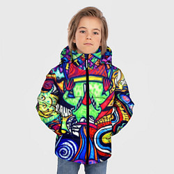 Куртка зимняя для мальчика ПСИХОДЕЛЛА, цвет: 3D-светло-серый — фото 2