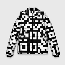 Зимняя куртка для мальчика Qr codeкуаркод