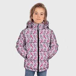 Куртка зимняя для мальчика Анкх Ключ Жизни, цвет: 3D-светло-серый — фото 2